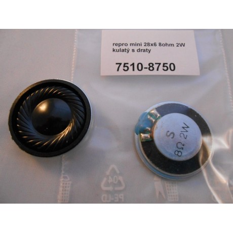 REPRO MINI 28x6 8ohm 2W round