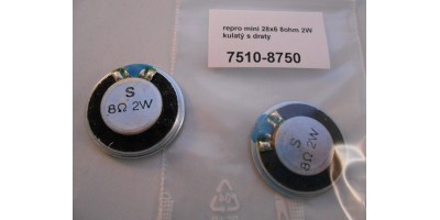 REPRO MINI 28x6 8ohm 2W round