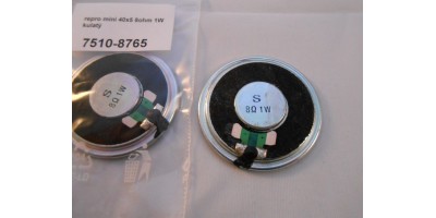 Repro mini 40x5 8ohm 1W round