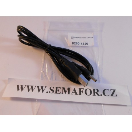 Power cable USB - 3,5/1,75