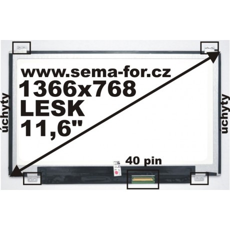 N116BGE-L41 1366*768 LED LESk