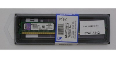 pamět DDR2 1GB RAM 666MHz Kingston