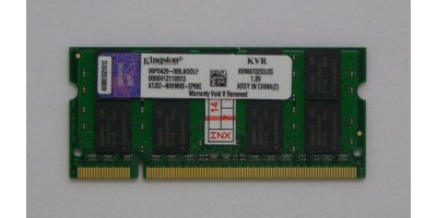 paměť DDR2 2GB RAM 666MHz Kingston pro laptop