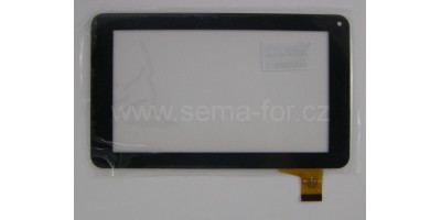 7" dotykové sklo TPT-070-179F černé