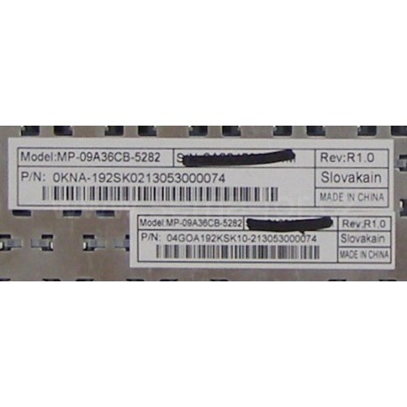 klávesnice Asus EPC1005 1101 black SK
