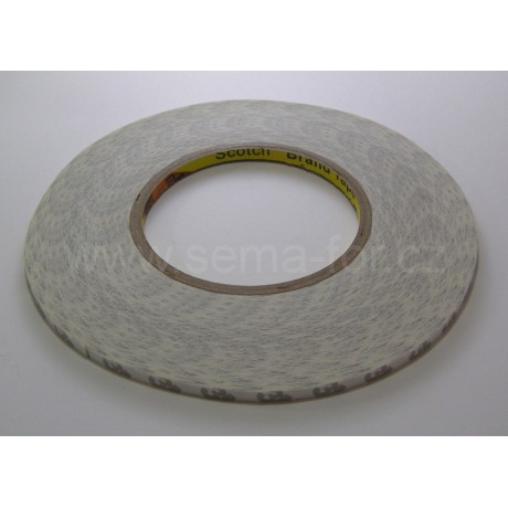 lepící páska oboustranná průhledná 5mm 50m 0,2mm