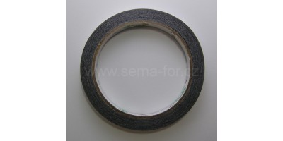 lepící páska oboustranná černá 12mm 20m 0,2mm