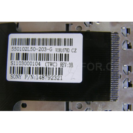 klávesnice Sony VPC-EA EA1C5E EA1S1E EA3S1E PCG-61211M black CZ/SK - no frame