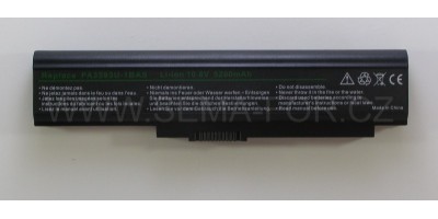 Baterie pro Toshiba Toshiba U300-153 PABAS110, 18V/4,4Ah