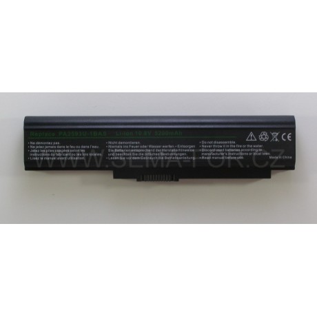 Baterie pro Toshiba Toshiba U300-153 PABAS110, 18V/4,4Ah