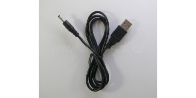 USB napajecí kabel 3,5x1,35 1m