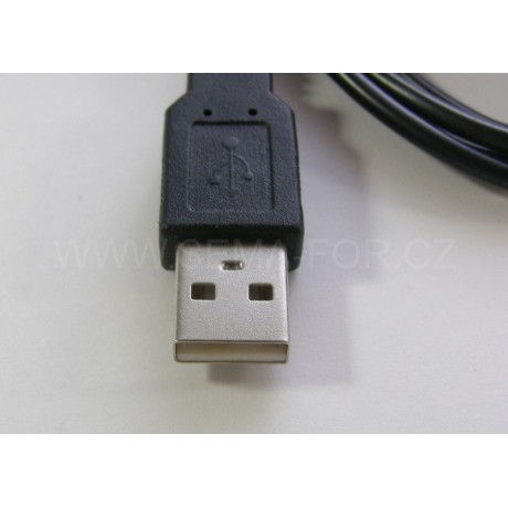 USB napajecí kabel 3,5x1,35 1m