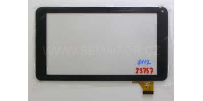 7" dotykové sklo PB70A1100 černé