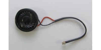 Repro mini 28x6 8ohm 0,5W kulatý , vodič,konektor