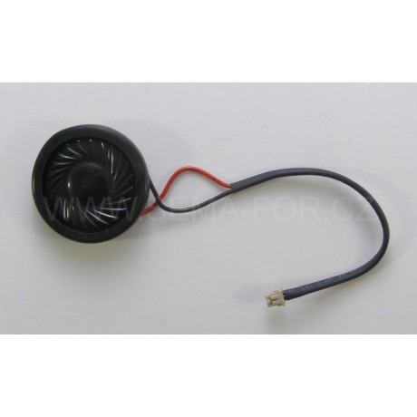 Repro mini 28x6 8ohm 0,5W kulatý , vodič,konektor