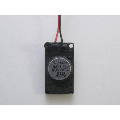 repro mini 25x146x5 hranatý ,drát,konektor