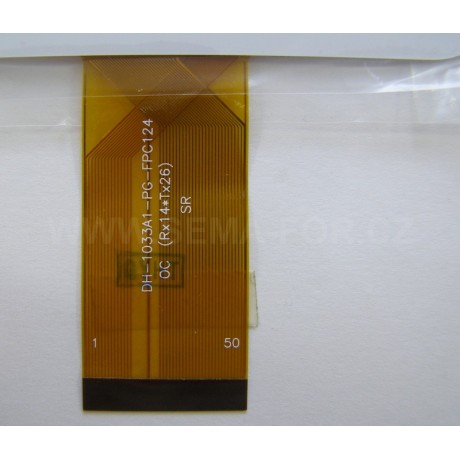 10,1" dotykové sklo DH-1033A1-PG-FPC124 černé