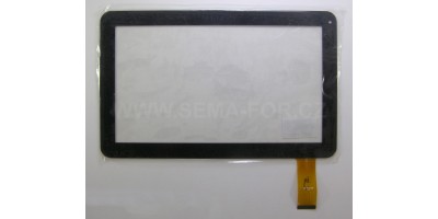 10,1" dotykové sklo MF-615-101F černé