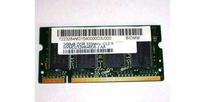 DDR1 256MB RAM 333MHz použité pro laptop