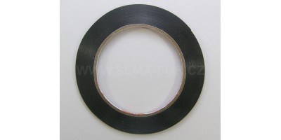 lepící páska oboustranná černá 2mm 10m 0,5mm