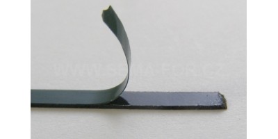 lepící páska oboustranná černá 2mm 10m 0,5mm