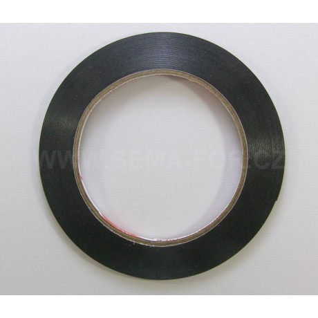 lepící páska oboustranná černá 3mm 10m 0,5mm