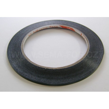 lepící páska oboustranná černá 3mm 10m 0,5mm