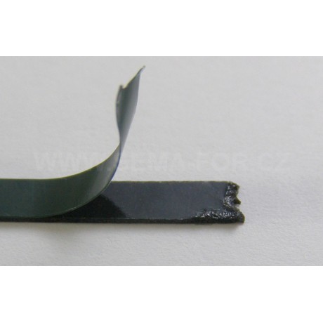 lepící páska oboustranná černá 3mm 10m 0,5mm