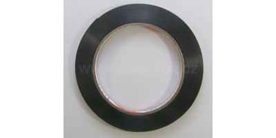 lepící páska oboustranná černá 5mm 10m 0,5mm