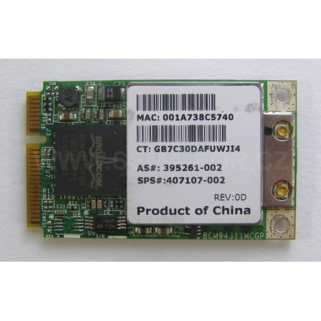 wifi card mini PCI Broadcom 54M použitý