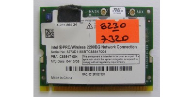 WiFi MINI modul Intel PRO 2200BG použitý     