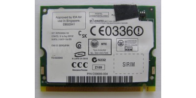 WiFi MINI modul Intel PRO 2200BG použitý     