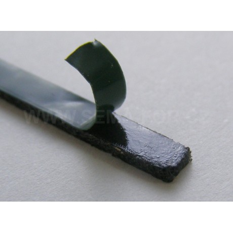 lepící páska oboustranná černá 3mm 10m 1mm