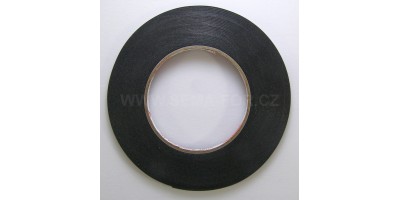 lepící páska oboustranná černá 5mm 10m 1mm