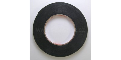 lepící páska oboustranná černá 8mm 10m 1mm