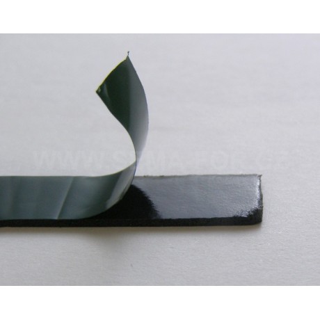 lepící páska oboustranná černá 8mm 10m 1mm