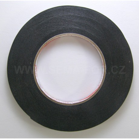 lepící páska oboustranná černá 10mm 10m 1mm