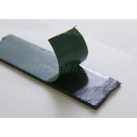 lepící páska oboustranná černá 10mm 10m 1mm