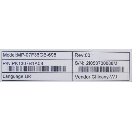 klávesnice Packard Bell EasyNote LJ61 LJ63 LJ65 LJ67 LJ71 LJ73 LJ75 black UK - na dotaz