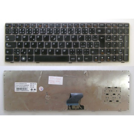 tlačítko klávesnice Lenovo Y570 black CZ/SK