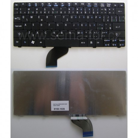tlačítko Acer Aspire One D255 D257 D260 D270 532H black CZ/SK