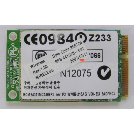 WiFi mini modul BCM94311MCA GBP3 