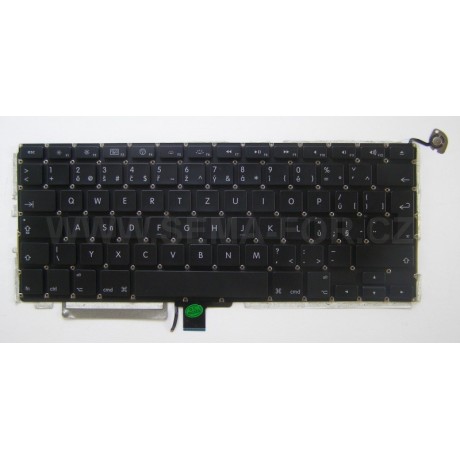 klávesnice Apple Macbook Pro Unibody A1278 MB466 MB467 black CZ no frame + podsvit