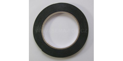 lepící páska oboustranná černá 10mm 5m 1mm