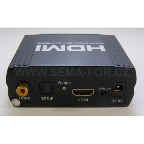 Převodník DVI na HDMI HDCDVI0101 