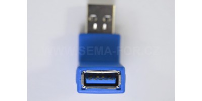 adapter USB 3.0 AM to AF 90° 