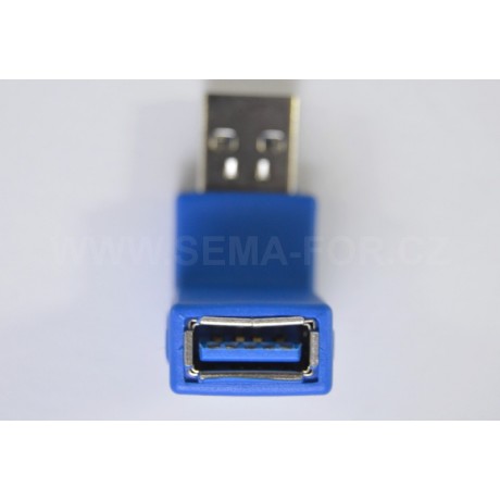 adapter USB 3.0 AM to AF 90° 