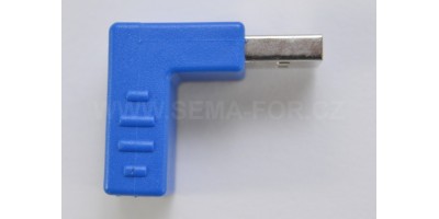 adapter USB 3.0 AM to AF 90° 