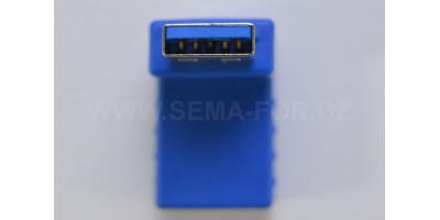 adapter USB 3.0 AM to AF 90° 