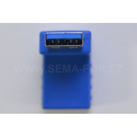 adapter USB 3.0 AM to AF 90° 